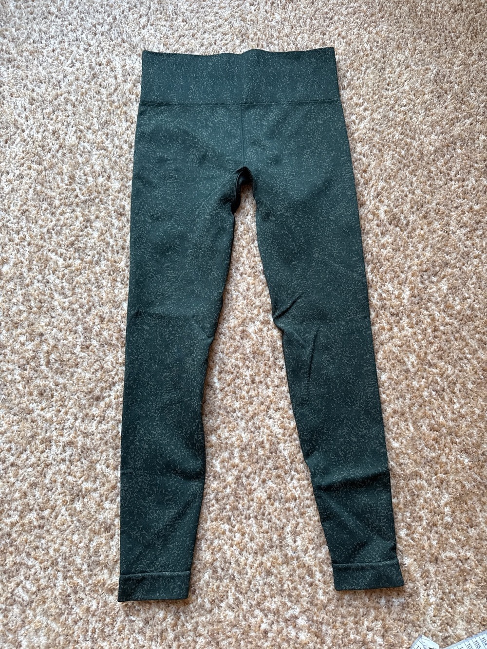 Gymshark Seamless Leggings Women Xs/small Green Stretch no size tag